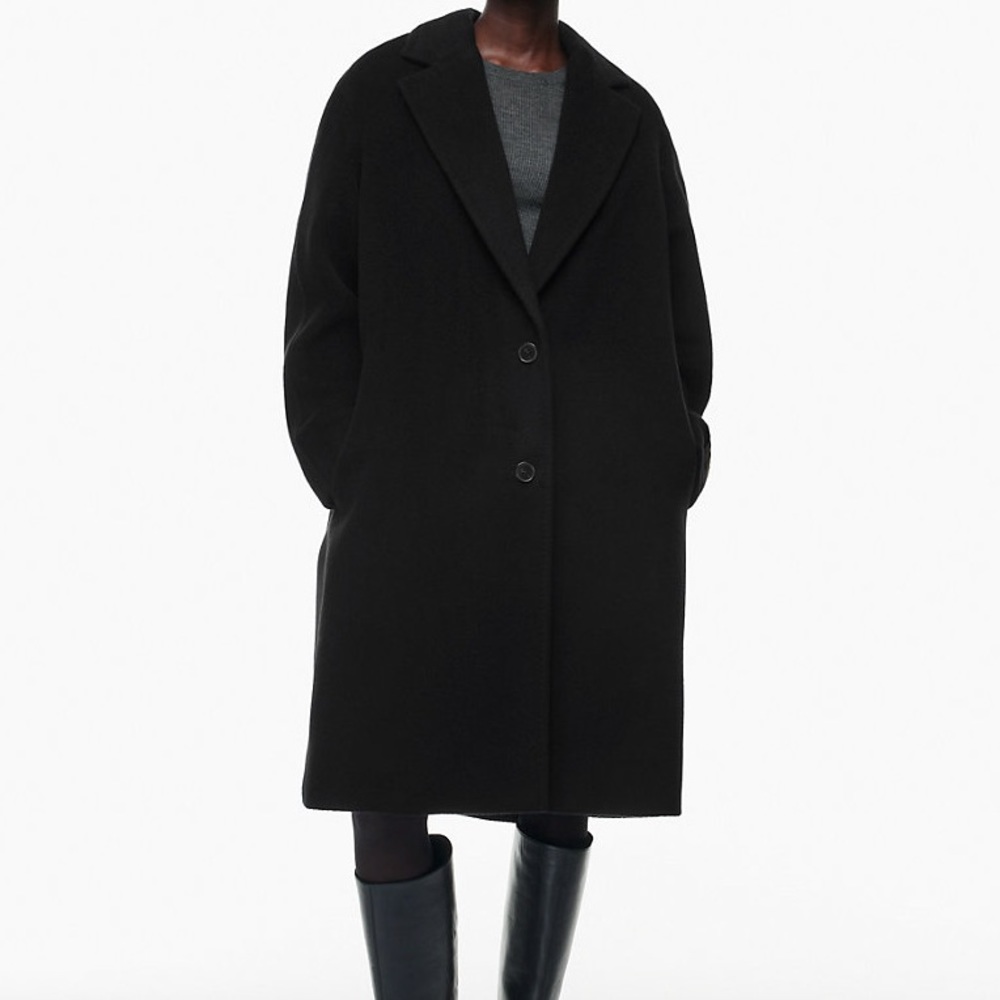 SOLD Aritzia - NWOT Swing Coat - Virgin Wool - XS